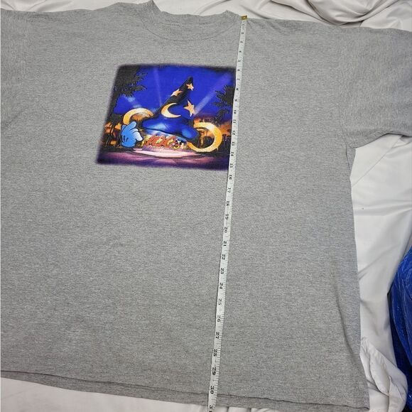 VINTAGE 90s Walt Disney World 100 years of magic Epcot hat gray T-shirt XXL - Picture 9 of 9